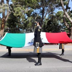 Conmemoran en Cuauhtémoc el día de la bandera