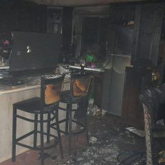 Un calentón español provocó un incendio, un adulto resultó con quemaduras y dos menores con intoxicación