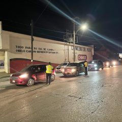 Continúan operativos de seguridad en la ciudad por parte de corporaciones policiacas