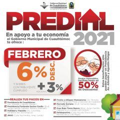 Recauda Cuauhtémoc 2.1 MDP por predial en dos semanas de Febrero