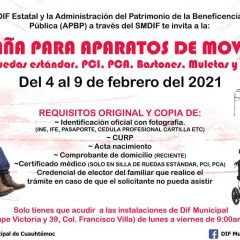 Beneficiará DIF a 47 Cuauhtemenses con aparatos de movilidad