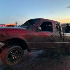 Encuentran pick up sumergida desde el año pasado