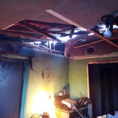 Reporte de incendio y explosión en vivienda
