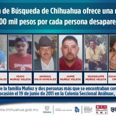 Comisión de Búsqueda asume acciones para continuar la búsqueda de familia desaparecida