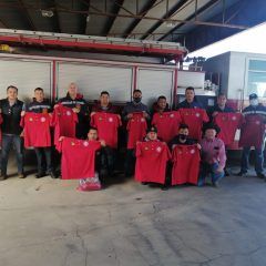 Reconoce asociación ganadera local labor de bomberos de Cuauhtémoc.