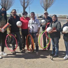 Con entrega de apoyos deportivos, fomenta gobierno municipal de Cuauhtémoc activación física en comunidades rurales