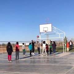 Estimula instituto del deporte de Cuauhtémoc activación física en niños de albergue vida 180.