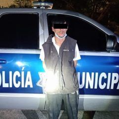 Detiene policía municipal a una persona por robo a negocio