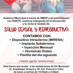 Instala DIF Cuauhtémoc módulo de salud sexual y reproductiva