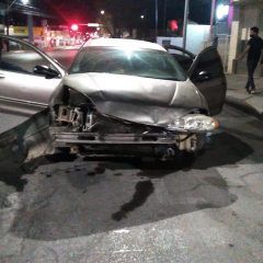 Accidente de tránsito con lesionados en las calles 3ª y Rayón de la zona centro