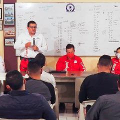 El futuro en el tema de seguridad está en el deporte: Panchito Sáenz ante futbolistas