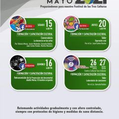 Invita el Instituto Municipal de Cultura a disfrutar de la cartelera de Mayo