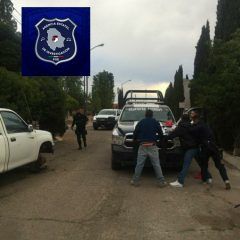 Aseguran auto robado durante operativo conjunto