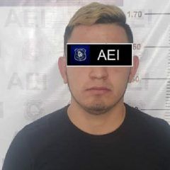 Aprehende AEI a sujeto por robo agravado