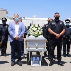 Lamentan muerte de agente vial de Cuauhtémoc