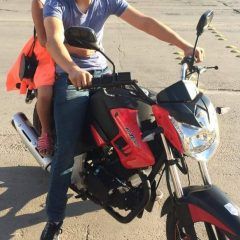 Reporte de robo de motocicleta.