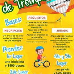 Abre DIF municipal inscripciones para segundo concurso de trompo