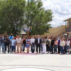 Entrega alcalde de Cuauhtémoc obras en cinco escuelas por 2.8 MDP.