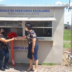 DIF Cuauhtémoc instala y equipa 58 cocinas  en planteles escolares.