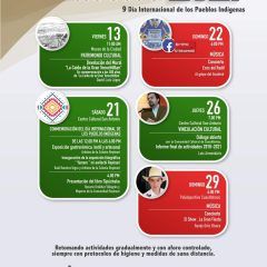 Define instituto de cultura eventos para conmemorar día internacional de los pueblos indígenas.
