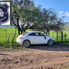 Asegura AEI vehículo VW con reporte de robo