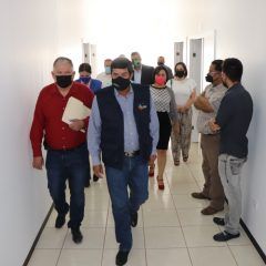 Alcalde y gobernador recorren e inauguran obras en Cuauhtémoc