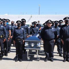 Rinden homenaje póstumo a policía vial caído en su deber