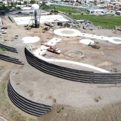 Obra del Parque Mirador Cerro de Ruelas, AL 90% de avance.