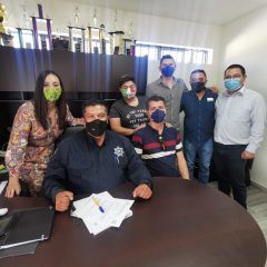 Visitan regidores instalaciones de la Dirección de Seguridad Pública.