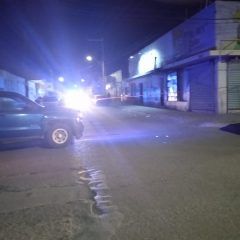 Dos personas lesionadas por arma de fuego.