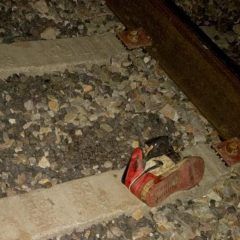 Persona sin vida po atropello en las vías del tren