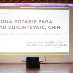 Buscan soluciones al tema del agua en Cuauhtémoc
