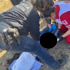 Choque fuga, contra una motocicleta, el hombre murió al ser atendido.