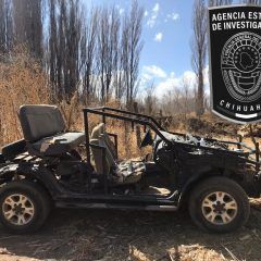 Asegura AEI Occidente dos vehículos abandonados con reporte de robo en Estados Unidos
