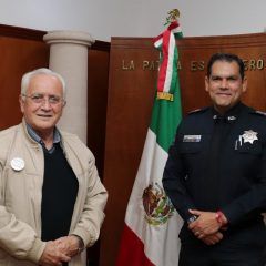 Alcalde de Cuauhtémoc y titular de SSPE atienden reforzamiento de seguridad
