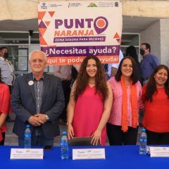 Instalan Puntos Naranja en Cuauhtémoc, para auxiliar a mujeres en peligro