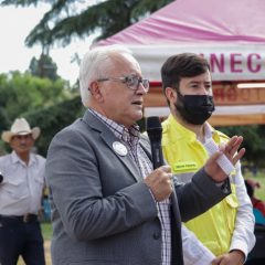 Alcalde de Cuauhtémoc invita a la población a acudir al Dr. Vagón