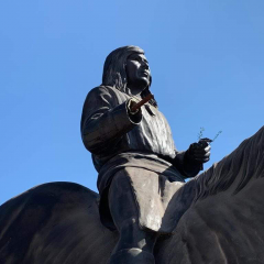 Trabaja diputada Isela Martínez para preservar la estatua de Victorio