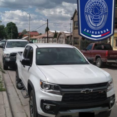 Localizan y aseguran en San Juanito pick up nueva robada en la Ciudad de México 