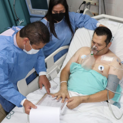 Boda en terapia intensiva en HGZ No. 16 del IMSS