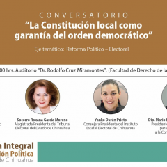 Congreso del Estado invita al tercer conversatorio sobre la Reforma Integral a la Constitución
