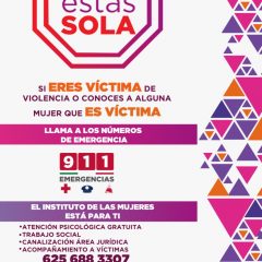 IMMujeres inicia campaña “No estás sola”, en Cuauhtémoc