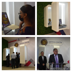 Instala FGE primeras cabinas de Justicia Digital en Ciudad Juárez 