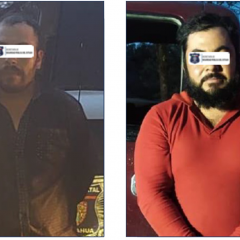 Más de 200 kilos de droga, 6 detenidos, vehículos, un arma, cartuchos y cargadores asegurados tras operativo de la SSPE en Guadalupe y Calvo