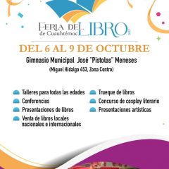 Se prepara la primera Feria del Libro de Cuauhtémoc