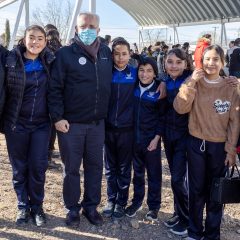 Entregan material deportivo a 40 instituciones educativas, en Cuauhtémoc