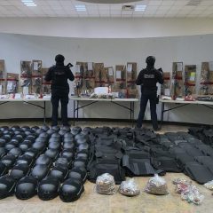 Aseguran autoridades de los 3 niveles de gobierno arsenal en Ciudad Juárez