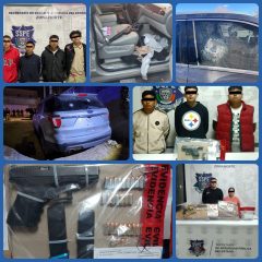 En 5 días, operativo de la SSPE en Juárez deja 5 delincuentes abatidos, 35 detenidos, armas y vehículos blindados asegurados
