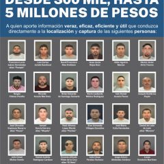 Reos fugados del penal 3 en Juárez.