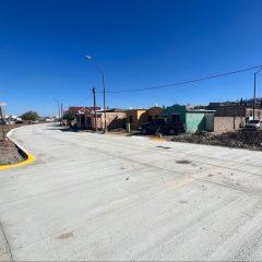 Al 90% obra de pavimentación en el fracc. Vista Hermosa, en Cuauhtémoc